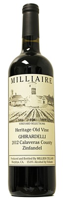 2012 Ghirardelli Heritage Old Vine Zinfandel