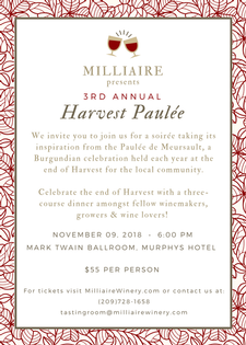 3rd Annual Harvest Paulee