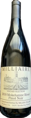 2018 Mokelumne River Pinot Noir